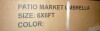 Arlmont & Co. Nahlani 72 " W Square Market Umbrella with Crank Lift New In Box $299 - 2