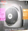 Vornado VH200 1500-Watt Electric Portable Space Heater, Whole Room Vortex Heat Circulation, Charcoal On Working $199 - 2