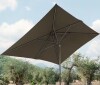 SANLUCE 6 ft. x 9 ft. Rectangular Patio Umbrella with UV Protection, Easy Tilt and Wind-Resistant Features in Brown New In Box $299