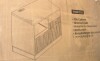 Perledesign 3 Drawer File Cabinet, Fluted Wood Lateral Filing Cabinet with Charging Station for Home Office, Fits for A4/Letter-Sized Files, Printer Stand with Open Storage Shelves, Light Walnut new in box $499 - 2