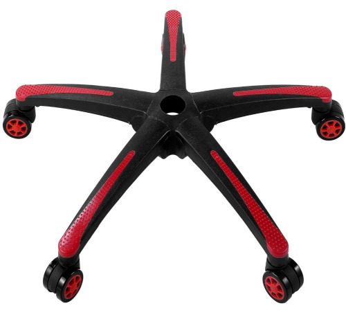 VEVOR Office Chair Base Replacement, 28", 2500 lbs Static Load, Heavy Duty Universal Computer Desk Chair Stool Base Part with 5 Casters and Reinforced Legs, Desk Chair Base Replacement, Black + Red New In Box $99