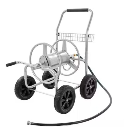 Vevor Hose Reel Cart Hold Up to 250 ft. of 5/8 in. Hose, Garden Water Hose Carts Mobile Tools with 4 Wheels New In Box $299