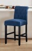 Andover Mills&trade; Burlison 25.25" Fabric Upholstered Wood Counter Stool with Low Back New In Box $399