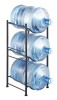 VEVOR 3 Tiers Water Jug Holder, 5 Gallon Water Bottle Holder, Single Row Water Bottle Rack for 3 Bottles, Heavy Duty Water Jug Rack for Kitchen, Office, Living Room, Black New In Box $89