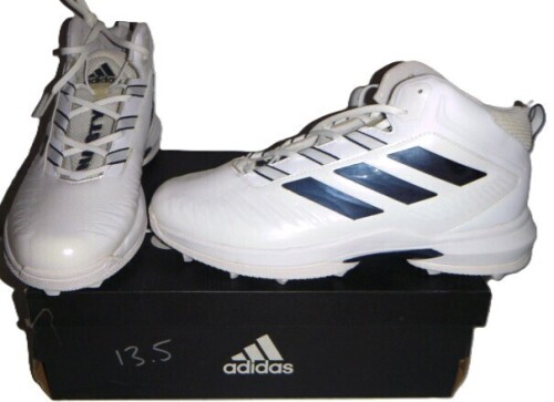 Adidas Pair of Mens Nasty Torsion Football Cleats -Blue/White New In Box Size 13.5