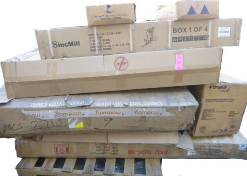 Pallet of Furniture, Exercise Equipment and Misc