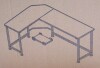 Weehom Reversible L Shaped Computer Desk, Large Corner Computer Gaming Desks for Home Office, Sturdy PC Laptop Workstation Wooden Table with Lots of Leg Room and Surface Top Space New In Box $299 - 2