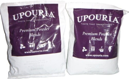 Upouria French Vanilla Cappuccino Mix, 2 lb / Hot Chocolate Mix, 2 lb New Assorted Best by 1/2028