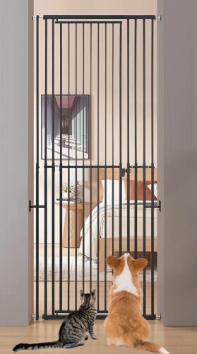 Tucker Murphy Pet&trade; Extra Tall Cat Gate, Adjustable 87&rsquo;&rsquo; Height, Fits 27.5&rsquo;&rsquo; Wide Openings Similar to Picture $299