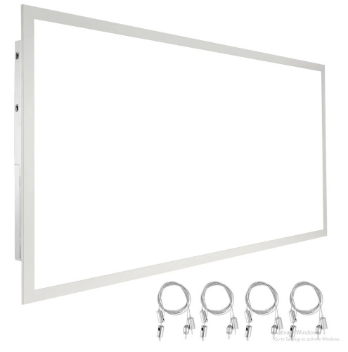 VEVOR 1 Pack 2x4 FT LED Flat Panel Light, 6000LM 50W, Surface Mount LED Drop Ceiling Light Fixture with Adjustable Color Temperature 3500K/4000K/5000K, Ultra Thin for Home Off Tested to UL Standards New In Box $199