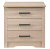 AndMakers Hudson 3-Drawer Sandalwood Nightstand (23 in. H x 22 in. W x 18 in D) $299