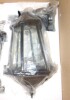 Alcott Hill&reg; Solar Wall Light Outdoor Classic Black New In Box $299 - 2