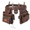 VEVOR 22 Pockets Tool Belt w/Double Row Gromment, 29" to 54" Adjustable, Premium PU Heavy Heavy Duty Detachable Tool Bag for Electrician, Carpenter, Handyman, Woodworker, Construction, Framer etc. New in Box $99
