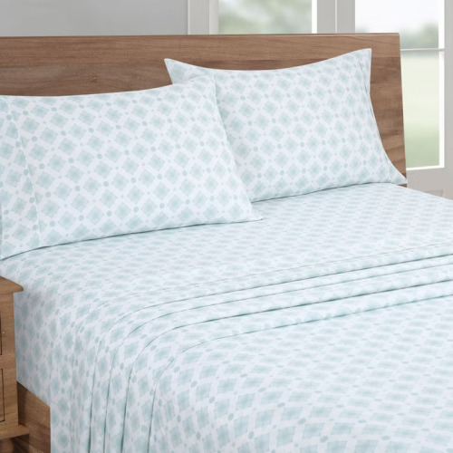 South Point Home Fashions Microfiber 6-piece Full Sheet Set - Bombay Medallion New $79