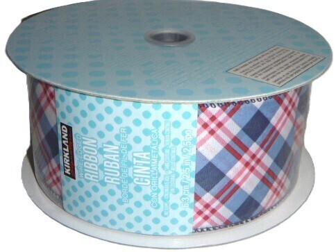 Kirkland Signature Wire Edged Ribbon, 2.5 in. x 50 yds New