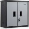 VEVOR Foldable Wall Cabinet, Metal Garage Locker Mounted 26" Small Tool Chest 240 LBS Loading Capacity Adjustable Shelf Magnetic Door File for Warehouse Office Home Black, New in Box $299