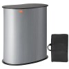 VEVOR Portable Tradeshow Podium Table, 35.43" x 19.29" x 37.01", Display Exhibition Counter Stand Booth Fair with Wall, Foldable Promotion Retail Bar Table Pop Up Podium Counter with Carrying Bag, New in Box $299