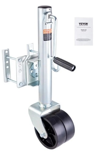 VEVOR Boat Trailer Jack 35.3 in, Bolt-on Trailer Tongue Jack Weight Capacity 1500 lb Manual New In Box $299