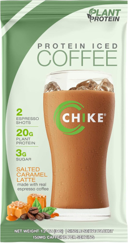 Chike Caramel Latte Iced Coffee Plant Protein Sgl, 1.2 Ounce New Best by 6/2028