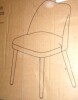 Winston Porter Upholstered Solid Wood Small Dining Chair - Ergonomic Curve & Plush Padding for Multiple Spaces New In Box $299 - 2