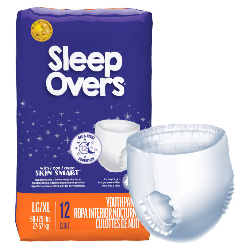 Cuties Sleepovers Youth Pants, Large/Extra Large - 12 Count New