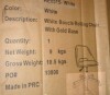 AllModern Borrego Office Chair, White Boucle with Gold Base, New in Box $699 - 2
