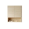 Zuno 26" Wall-Mounted Bathroom Cabinet with Doors, Shelf and Open Storage Compartment Over The Toilet Storage Cabinet, New in Box $499