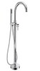 ANZZI Coral 2-Handle Freestanding Claw Foot Tub Faucet in Polished Chrome New In Box $599