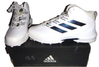 Adidas Pair of Mens Nasty Torsion Football Cleats -Blue/White New In Box Size 13.5