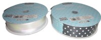 Kirkland Signature Wire Edged Ribbon, 1.5 in. x 50 yds New In Box Assorted