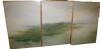Cuspin Large Framed Sage Green Abstract Landscape Wall Art for Living Room, 24x36 Green Nature Pictures, Wood frame, 3 Piece Paintings New In Box $299 - 2