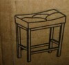 Red Barrel Studio 24 Inch Metal Saddle Upholstered Counter Barstool, Gray New in Box $299 - 2