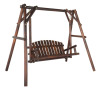 Vingli 78 In. 2-Person Wood Patio Swing With A-Frame (Frame Only) $599