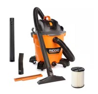 RIDGID 12 Gal. 5.0 Peak HP NXT Shop Vacuum Wet Dry Vac with General Debris Filter, Locking Hose and Attachments HD1200 New Open Box On Working $199