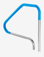 VEVOR Pool Handrail, 46 x 37 inch Pool Railing, Stainless Steel (Pre-built) for Indoor/Outdoor Pools, Swimming Pool Railing for Decks, Rust-Proof Grab Bar with Blue Grip Cover & Accessories for Spas New In Box $299