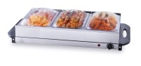 VEVOR Electric Buffet Server & Food Warmer, 25.6" x 15" Portable Stainless Steel Chafing Dish Set with Temp Control & Oven-Safe Pan, Perfect for Catering, Parties, Events, Entertaining, Silver, ETL New In Box $199