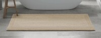 Madison Park Signature Splendor Natural 100% Cotton Tufted 3000 GSM Reversible 24x60'' Bath Rug New $89