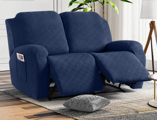Brayden Studio&reg; Wald 2 Seat Stretch Recliner Chair Covers, Reclining Loveseat Couch Covers Sofa Slipcover $199
