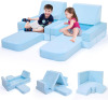 CoziBB Modular Kids Play Couch Convertible - Toddler & Child Sofa DIY Creativing Play Couch for Playroom Bedroom Nursery Freely Removable Versatile Fold Kids Sofa for Playing, Creativity, Sleeping New In Box $99