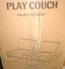 CoziBB Modular Kids Play Couch Convertible - Toddler & Child Sofa DIY Creativing Play Couch for Playroom Bedroom Nursery Freely Removable Versatile Fold Kids Sofa for Playing, Creativity, Sleeping New In Box $99 - 2