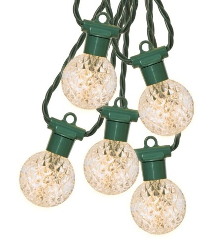 Sylvania Jumbo Globe LED Christmas Lights, 25 Count Lights / Light Revolution 25 ft. Battery Powered Multicolor 100 Count LED String Light / Assorted