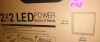Nuwatt 2 ft. x 2 ft. Surface Mount Integrated LED Panel, 120-277V, 3CCT 30K-50K Selectable, 0-10V Dimmable New In Box $199 - 2