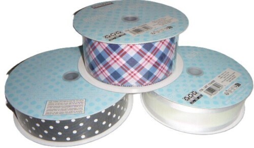 Kirkland Signature Wire Edged Ribbon, 2.5 in. x 50 yds / 1.5 x 50 yds New Assorted