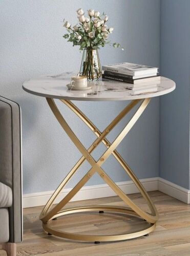 Willa Arlo Interiors Rochdale Round End Table with Modern Style, New in Box $299