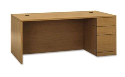 HON 10500 Series Single Full-Height Pedestal Desk New Shelf Pull $1299