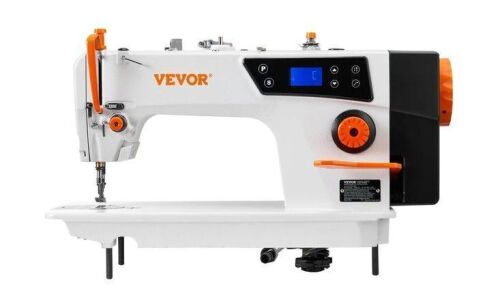 VEVOR Industrial Sewing Machine, 550W Servo Motor, 5000s.p.m Heavy-duty Lockstitch Sewing Machine, Clear Control Panel and Electro-mechanization Intelligent Start-stop for Easy Use $599