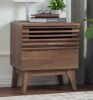 Modway Render 2-Drawers Nightstand in Walnut New in Box $399