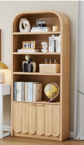 Ebern Designs 70.86'' Tall Arched Storage Display Cabinet New in Box $599