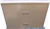 Haworth 2 Drawer Lateral File Cabinet with Worktop