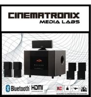 Media Labs Cinematronix Home Theater System with projector and Projector Screen